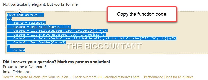 Screenshot tutorial: Add a column with custom function code in Power ... image.