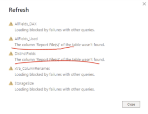 Refresh Error
